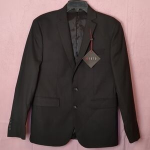 1670 Black Formal Suit Jacket Size 40S